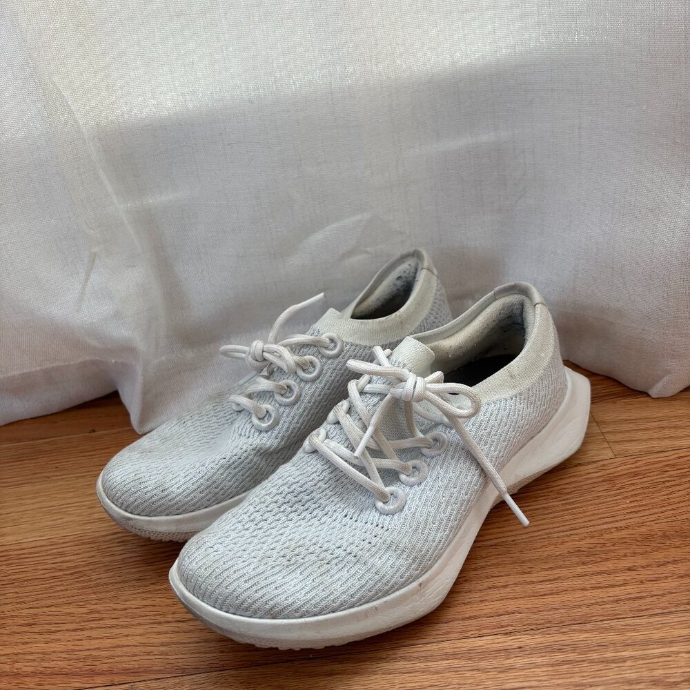 Allbirds Women's Tree Dasher 2, blizzard white, size 9.5